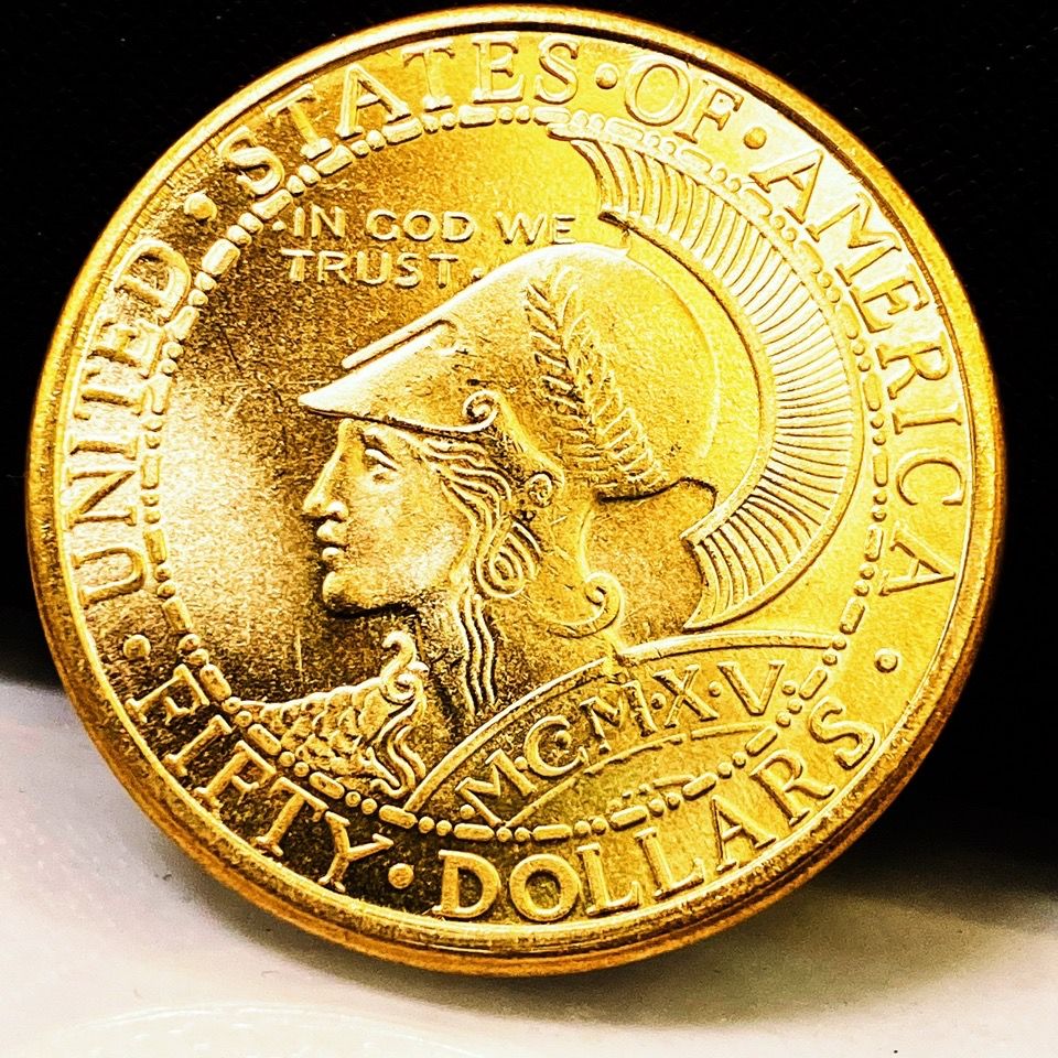 大币45mm 1915巴拿马太平洋纪念币 硬币