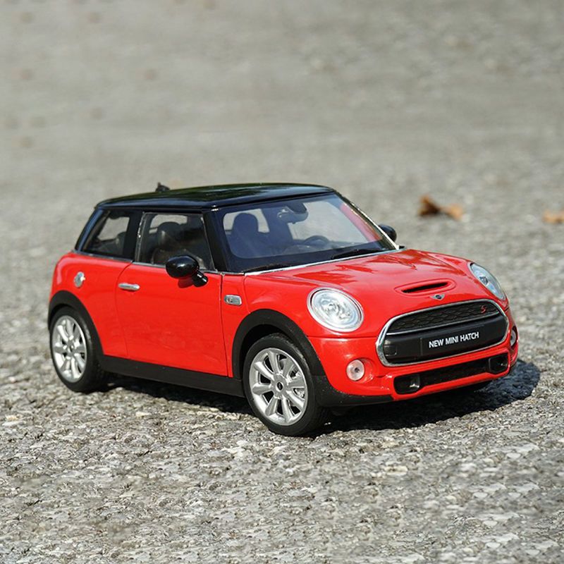 1:18 威利welly 迷你cooper s 新款 mini hatch 合金仿真汽车模型