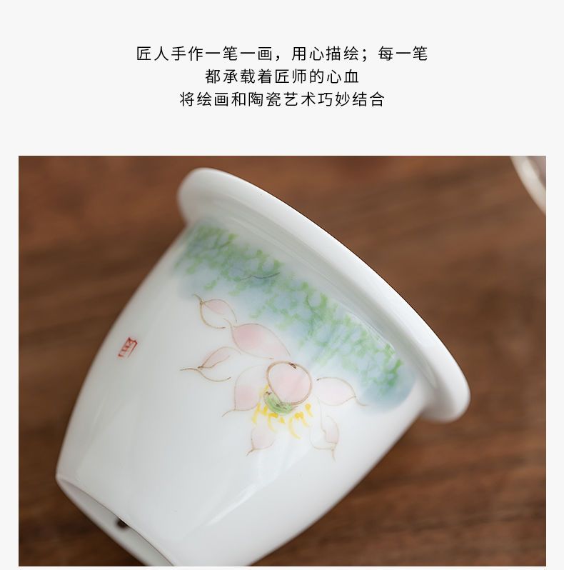 耐高温玻璃侧把茶壶过滤陶瓷煮茶器手绘红茶泡冲茶器功夫茶具套装