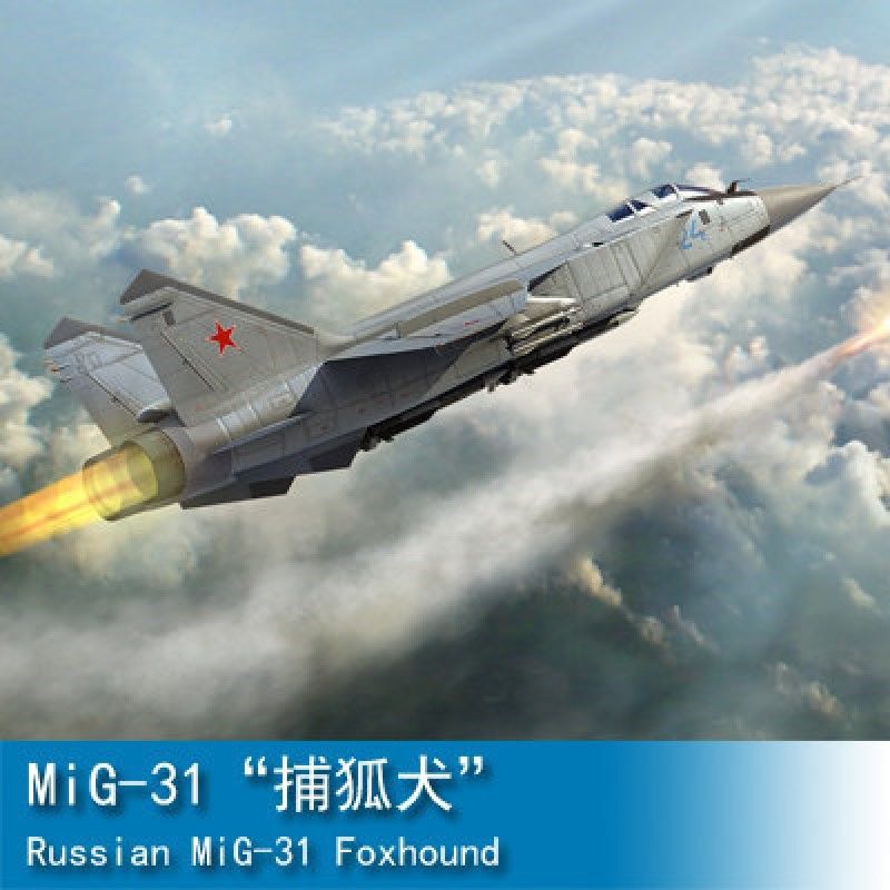 ssmodels 小号手81753 1/48俄罗斯mig-31"捕狐犬" 拼装模型