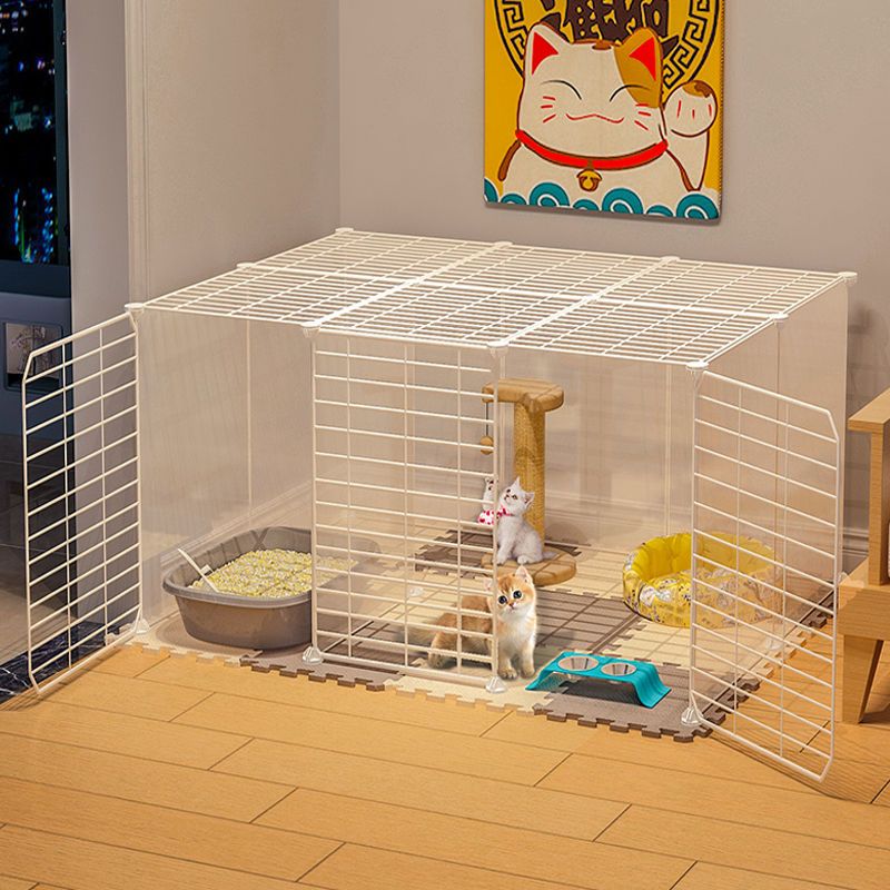 宠物围栏猫狗笼子家用室内超大自由空间带厕所一体小型猫咪猫空笼