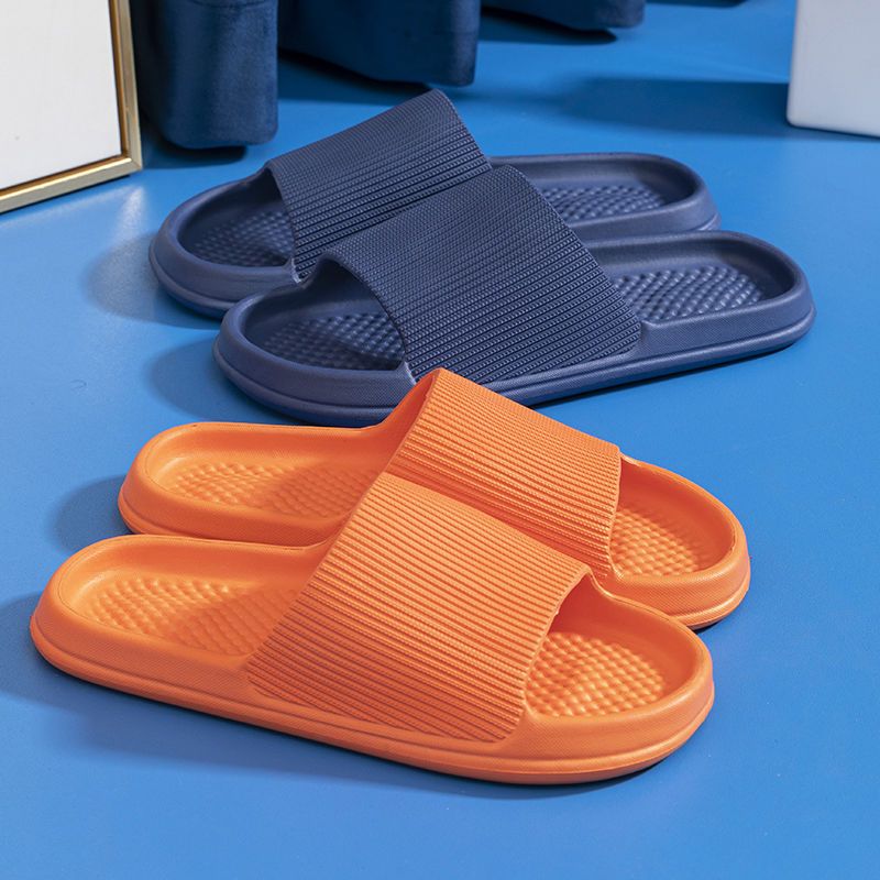 Summer sandals and slippers women wear home dormitory leisure floor mute bathroom bath non-slip couple slippers men