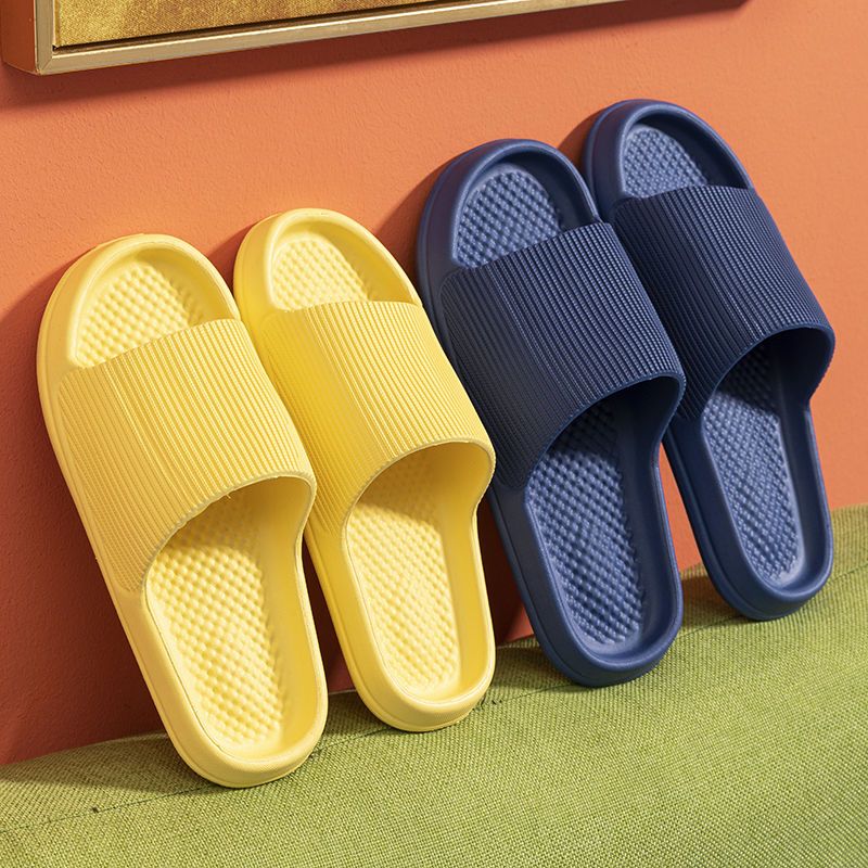 Summer sandals and slippers women wear home dormitory leisure floor mute bathroom bath non-slip couple slippers men