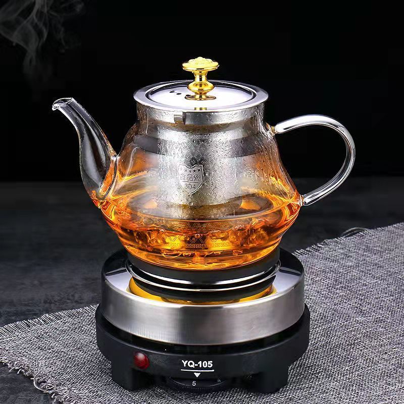 煮茶器煮茶炉耐热玻璃养生加热壶家用保温功夫茶具小型烧水壶