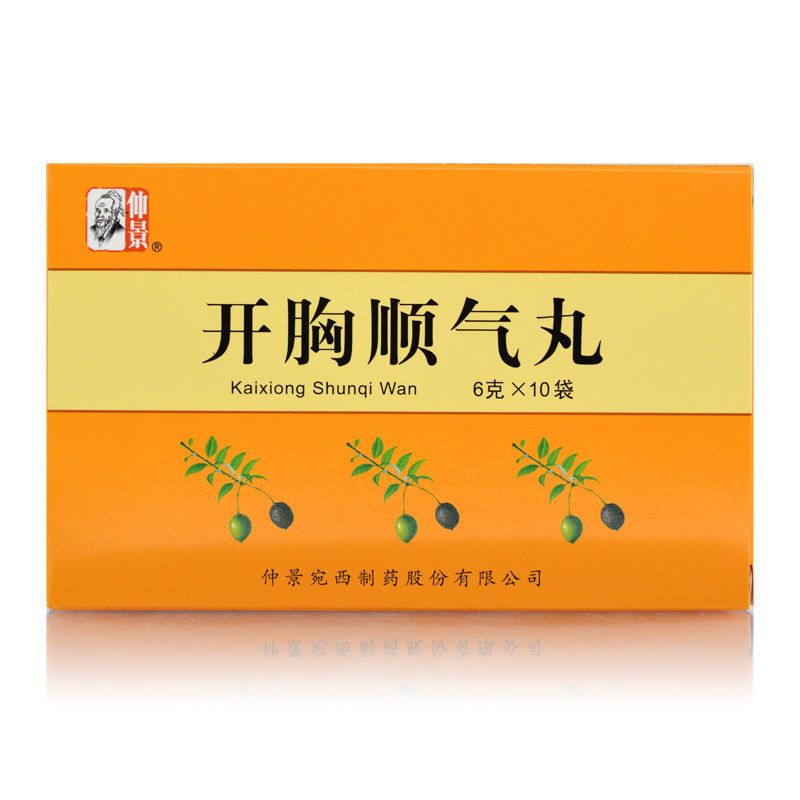 仲景 开胸顺气丸 6g*10袋/盒 仲景开胸顺气丸 6g*10袋/盒