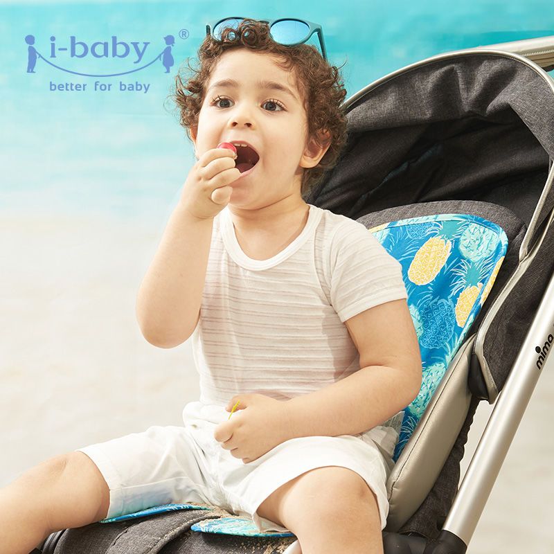 ibaby冰感凝胶车垫凉垫婴儿推车凉席坐垫儿童安全座椅夏季通用