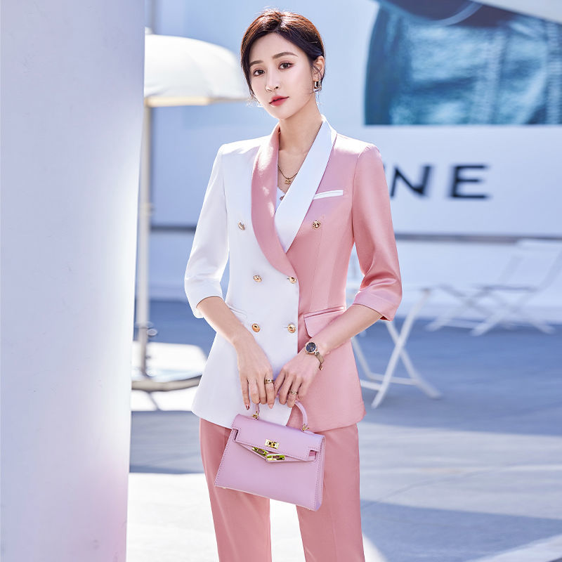  new spring new fashion hot style suit celebrity president professional women's two-piece trend trend