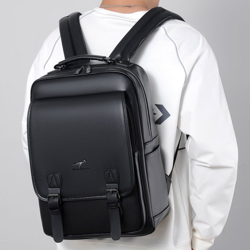 双肩背包男士新款男包潮流商务笔记本电脑包大容量学生书包多功能