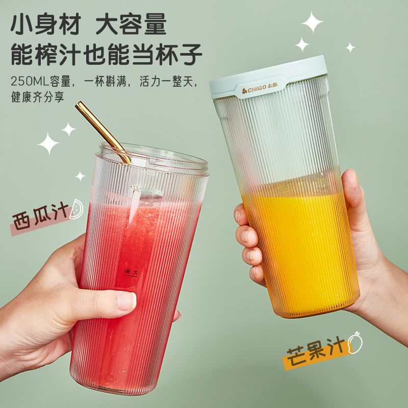 志高榨汁机小型便携式水果榨汁杯打果汁机家用多功能炸果汁全自动