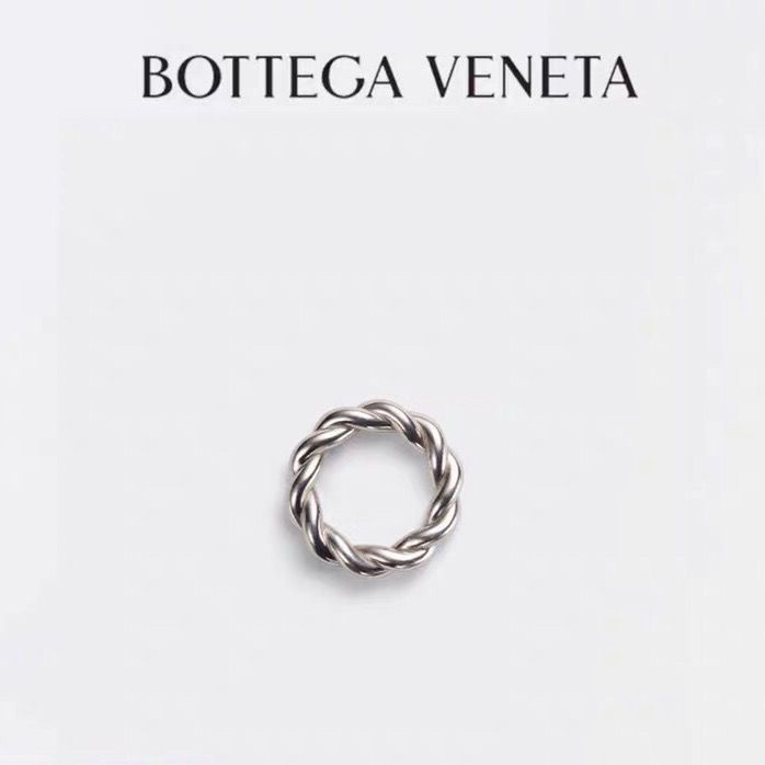 bottegaveneta戒指,bottegaveneta项链 bottega veneta/葆蝶家2021欧美男女同款925材银质戒指bv戒指银饰