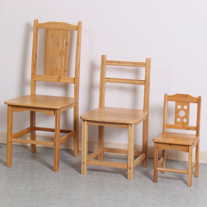 小椅子家用儿童椅楠竹靠背椅木质餐椅小凳子幼儿园椅子小书桌椅子