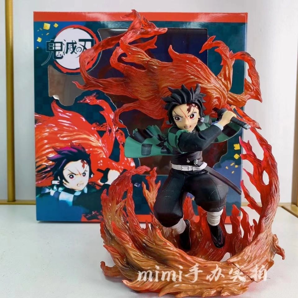 figuartszerofz鬼灭之刃手办炭治郎火之神神乐模型摆件礼物