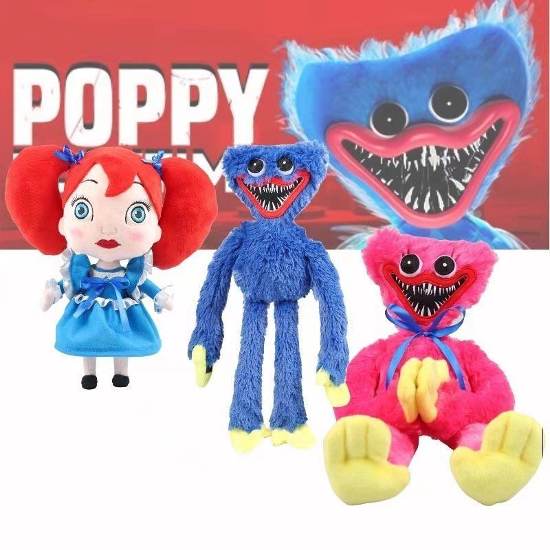 poppy playtime波比毛绒玩具公仔huggy wuggy周边游戏圣诞节礼物