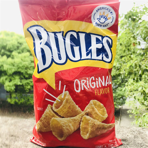 bugles flavor美国进口原味芝士味玉米片妙脆角零食特产