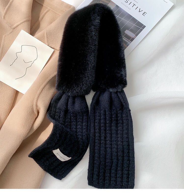Woolen Scarf For Women Solid Colour Soft Autumn Winter Accessory_voghion.com