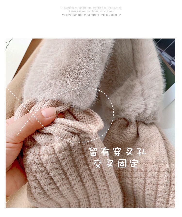 Woolen Scarf For Women Solid Colour Soft Autumn Winter Accessory_voghion.com