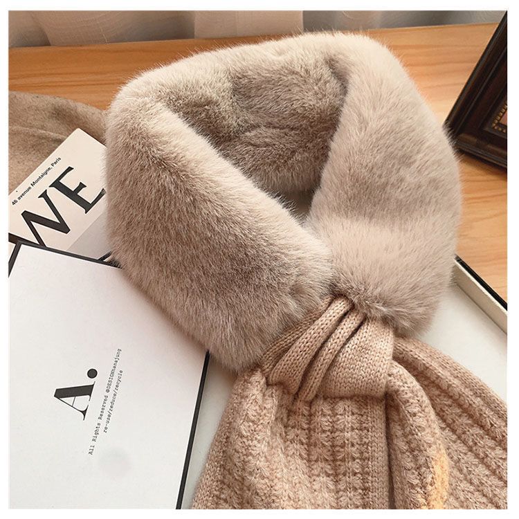 Woolen Scarf For Women Solid Colour Soft Autumn Winter Accessory_voghion.com
