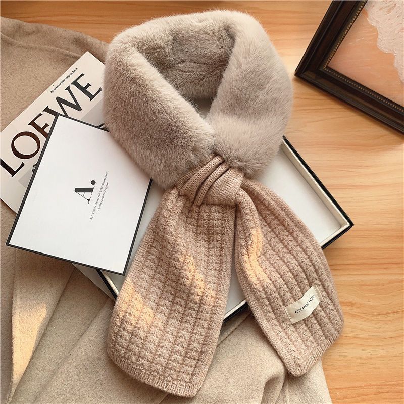 Woolen Scarf For Women Solid Colour Soft Autumn Winter Accessory_voghion.com