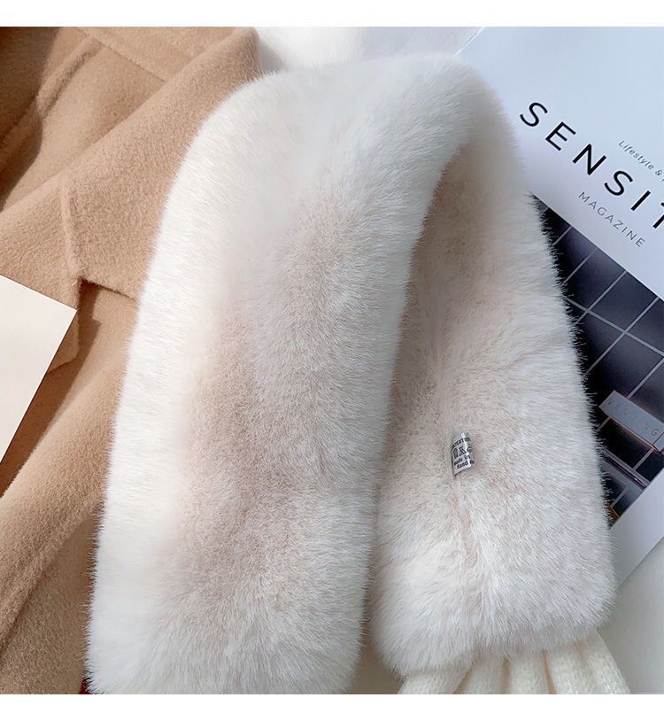 Woolen Scarf For Women Solid Colour Soft Autumn Winter Accessory_voghion.com