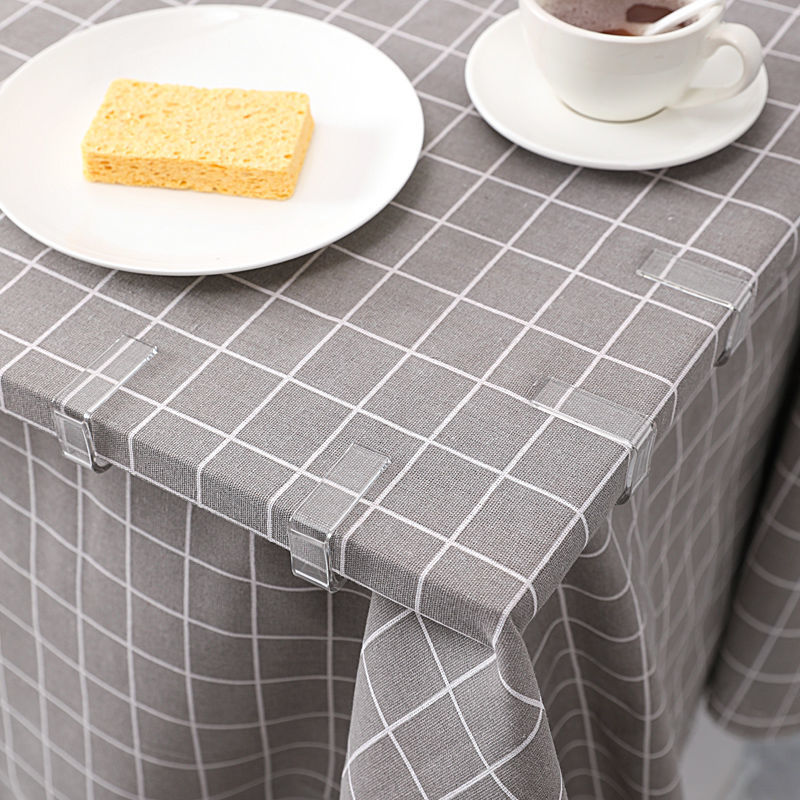 桌布固定器防滑餐桌布固定卡扣家用茶几台布餐桌布固定神器小夹子