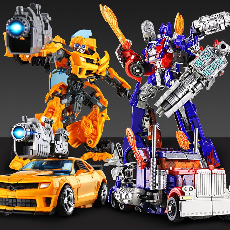 变形合金正版机器人玩具模型汽车金刚大黄蜂恐龙钢索手办儿童男孩