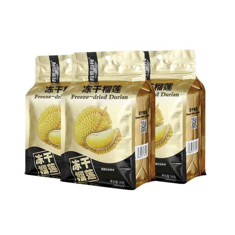 有.零有.食冻干榴莲干泰国进口榴莲零.食金枕头网红榴璃水果干