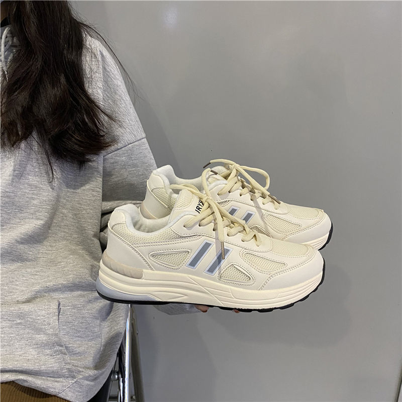 鞋子女港風ins超火百搭學生運動鞋韓版老爹鞋ins超火2022春季新款