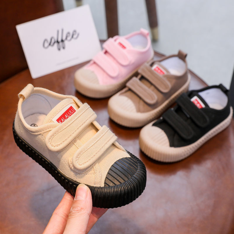 Spring new boy's shoes soft bottom baby cloth shoes girls casual shoes small and medium children's canvas shoes foreign style explosive style