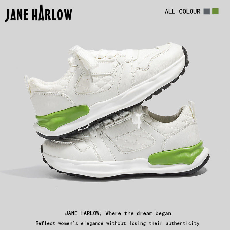 JANEHARLOW跑步运动鞋女ins学生百搭休闲韩版小众原创老爹鞋