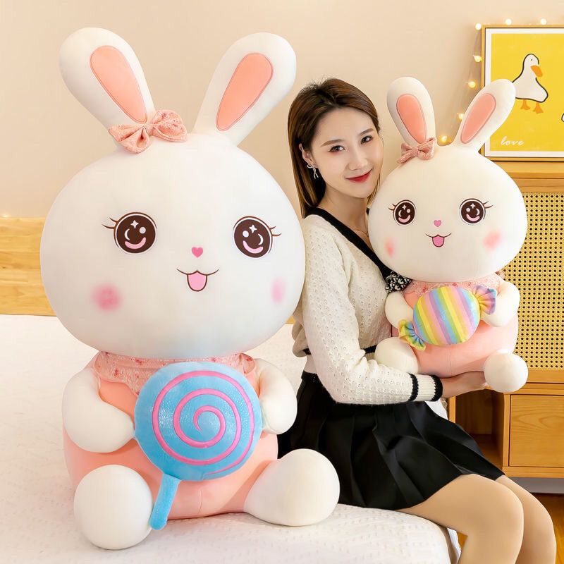 兔子毛绒玩具公仔可爱儿童玩偶女生生日礼物女孩小白兔布娃娃抱枕