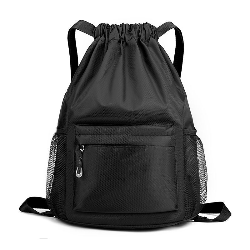 Drawstring backpack for men and women 2022 new simple travel backpack large capacity drawstring fitness sports basketball bag