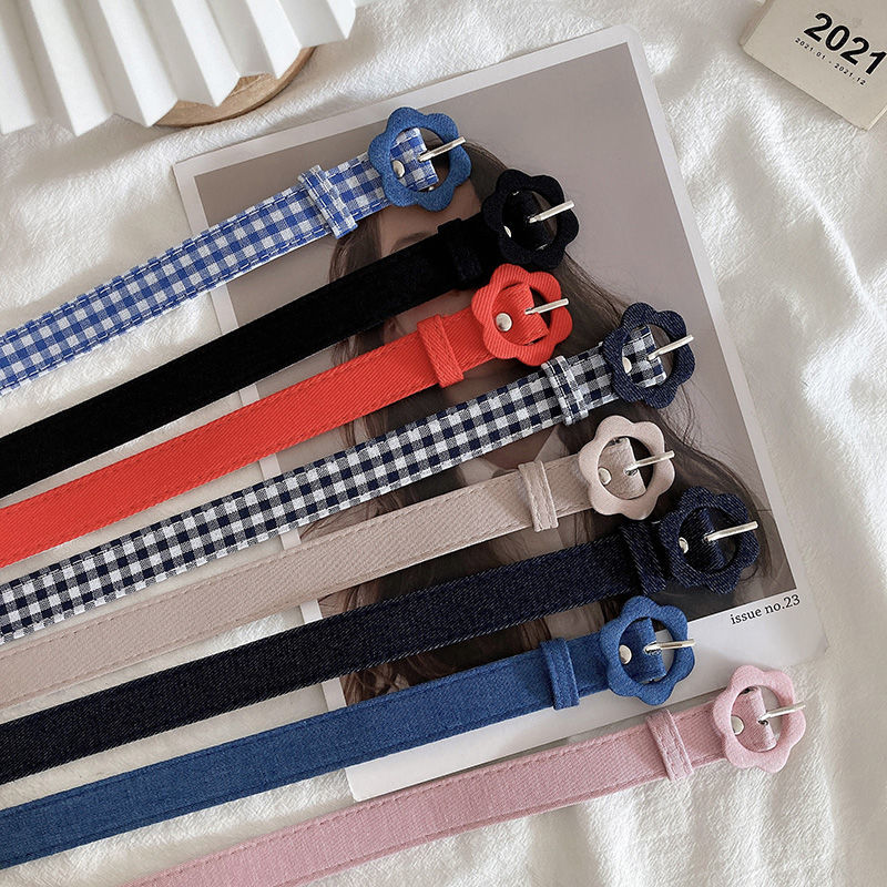 Belt female decoration  new style with jeans all-match high-end student flower trend fashion personality belt
