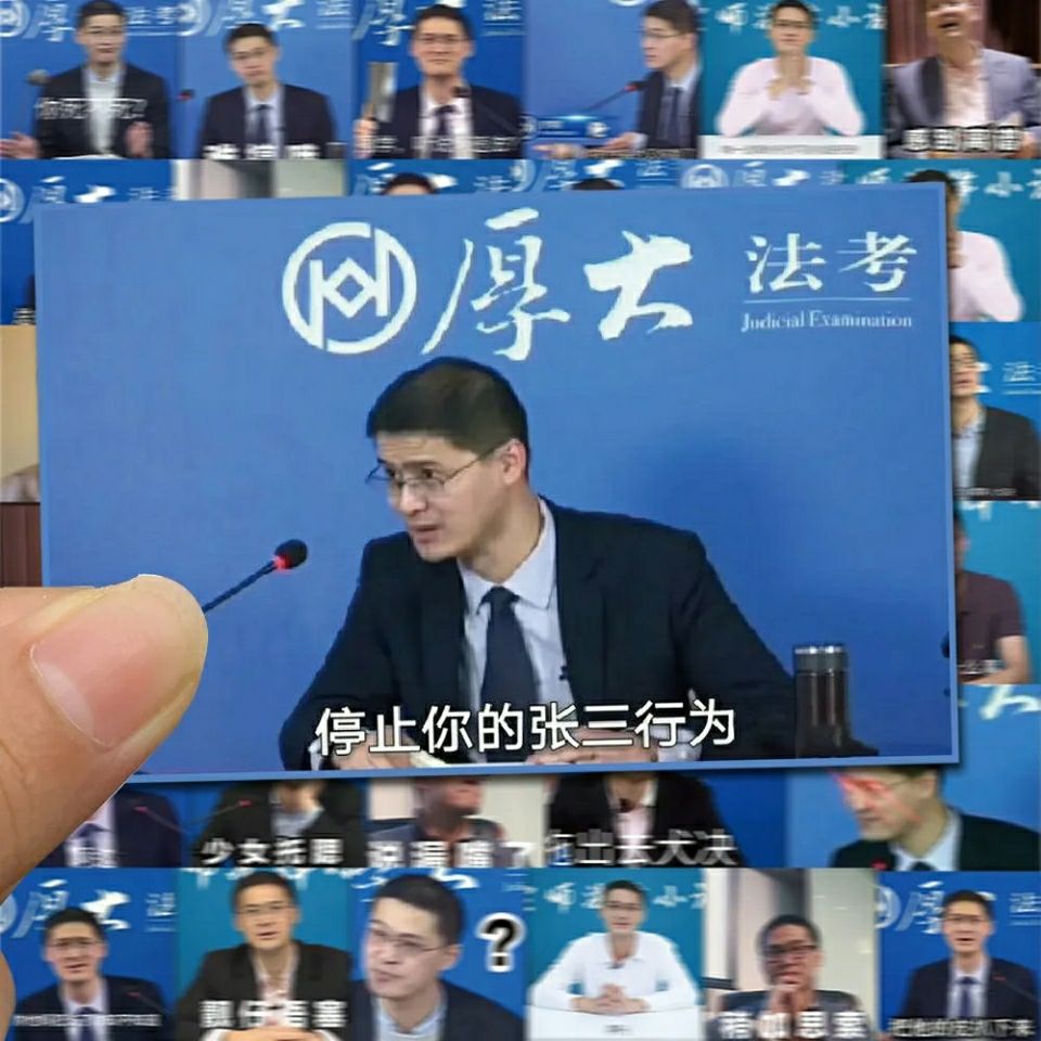 50张法外狂徒罗翔恶搞表情包贴纸网红搞笑热门个性装饰防水贴纸