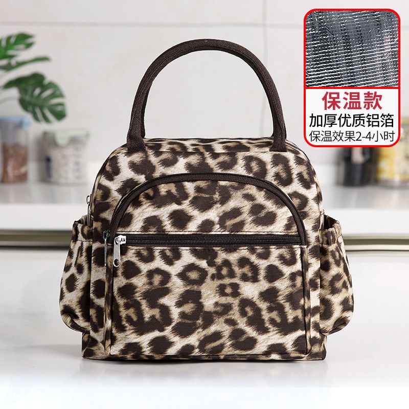 手提包女小布包包加厚大容量女士便当饭盒袋中年妈妈拎上班带饭包