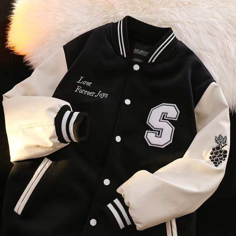 Youth jacket male handsome embroidered jacket Korean version trend loose spring and summer men and women ins Hong Kong style baseball uniform