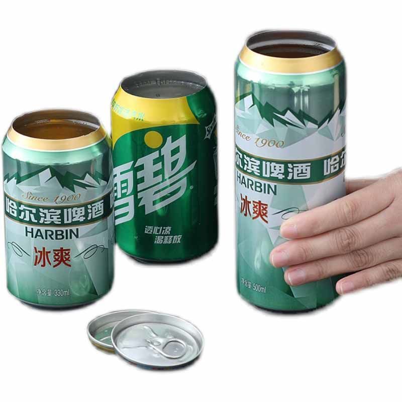 Canned beer can opener, chip-free can opener, top cutting multi-functional beverage and cola quick cap opener
