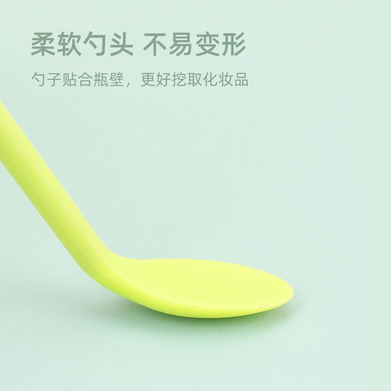 Brainbow Cosmetic Digging Spoon Lighting Bottle Artifact Lotion Cream Bottle Wall Residual Silicone Digging Spoon Cleaning Tool