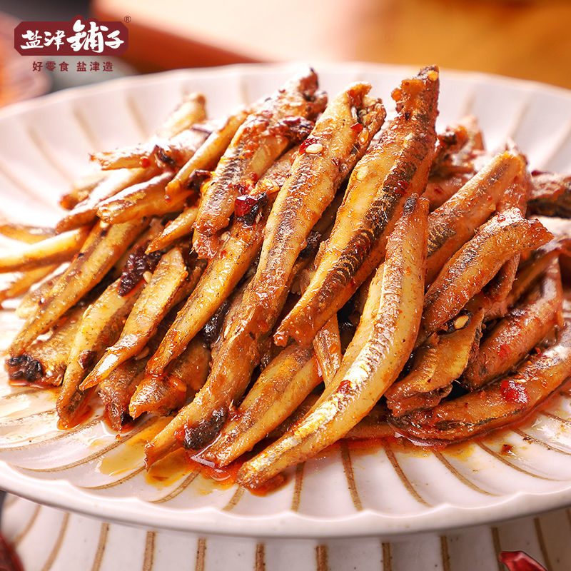 175573-盐津铺子小鱼仔银线鱼45包香辣糖醋零食小鱼干湖南风味零食毛毛鱼-详情图