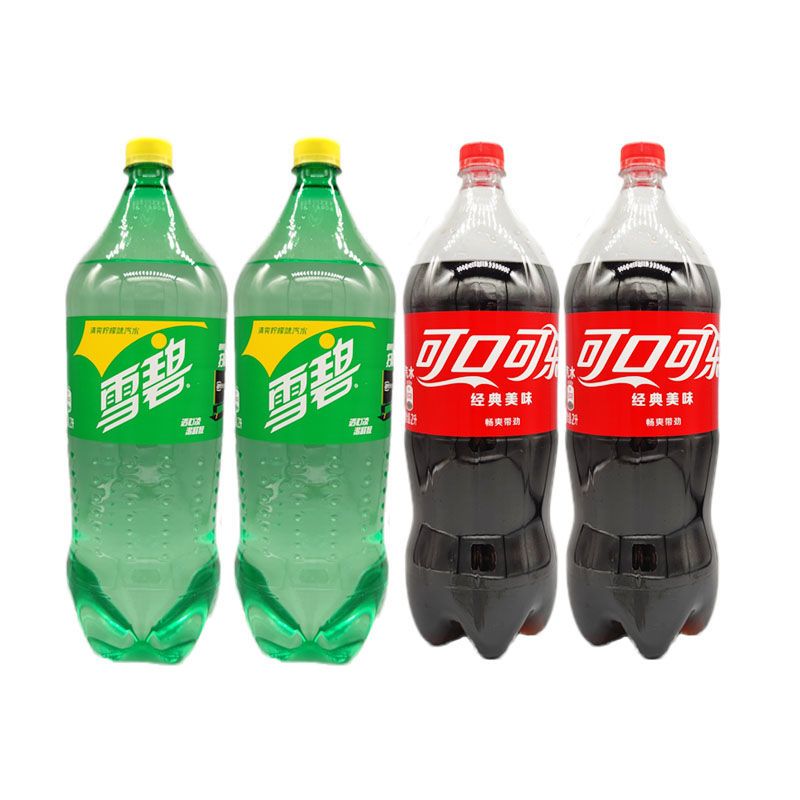 可口可乐雪碧碳酸饮料2l*8大瓶整箱喜庆节日婚姻聚餐饮料广东年货