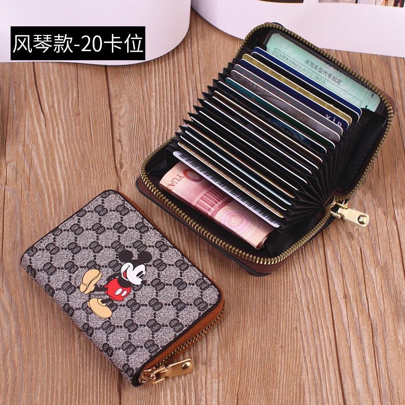 卡包女22新款防消磁银行卡套男超薄放卡包小多卡位大容量驾驶证 虎窝拼