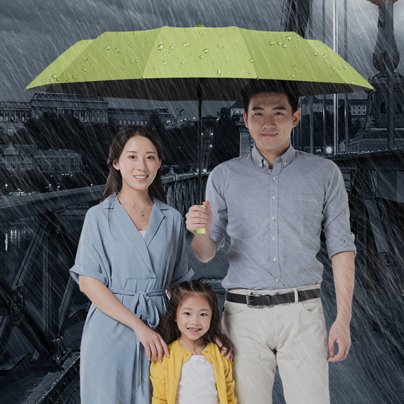 彩阳森系雨伞折叠全自动伞女学生韩版大号双人防晒晴雨两用太阳伞