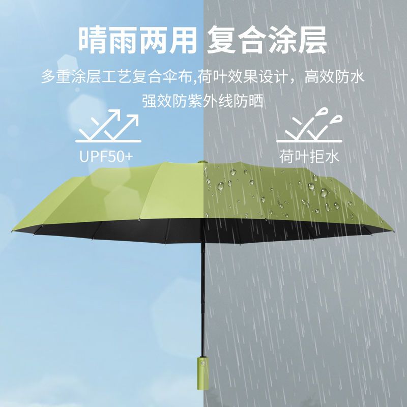 彩阳森系雨伞折叠全自动伞女学生韩版大号双人防晒晴雨两用太阳伞