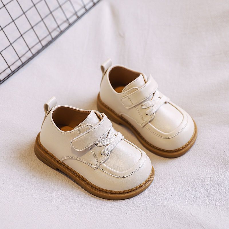 Baby toddler shoes girls British style soft sole shoes boys casual small leather shoes infant spring shoes