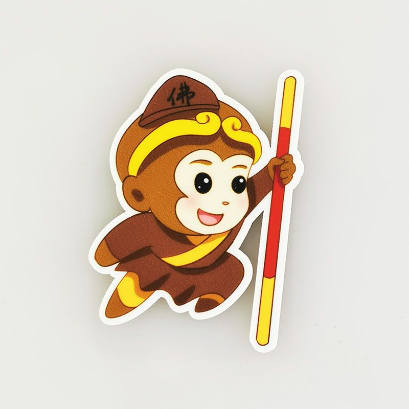 西游记师徒四人墙贴卡通动漫开关贴孙悟空唐僧猪八戒沙僧公仔贴纸