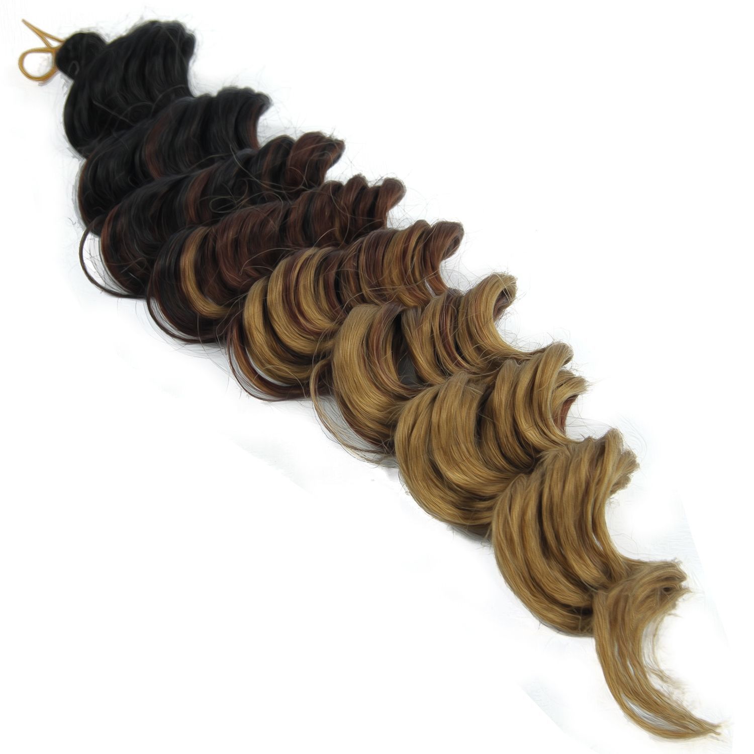 Premium Gehaakte Vlecht Diepe Golf Synthetisch Haar 18inch80g_voghion.com