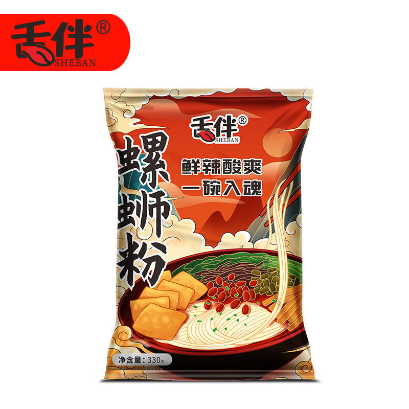 165815-螺狮粉舌伴螺蛳粉广西正宗柳州网红速食330g螺狮粉螺丝米粉袋装-详情图