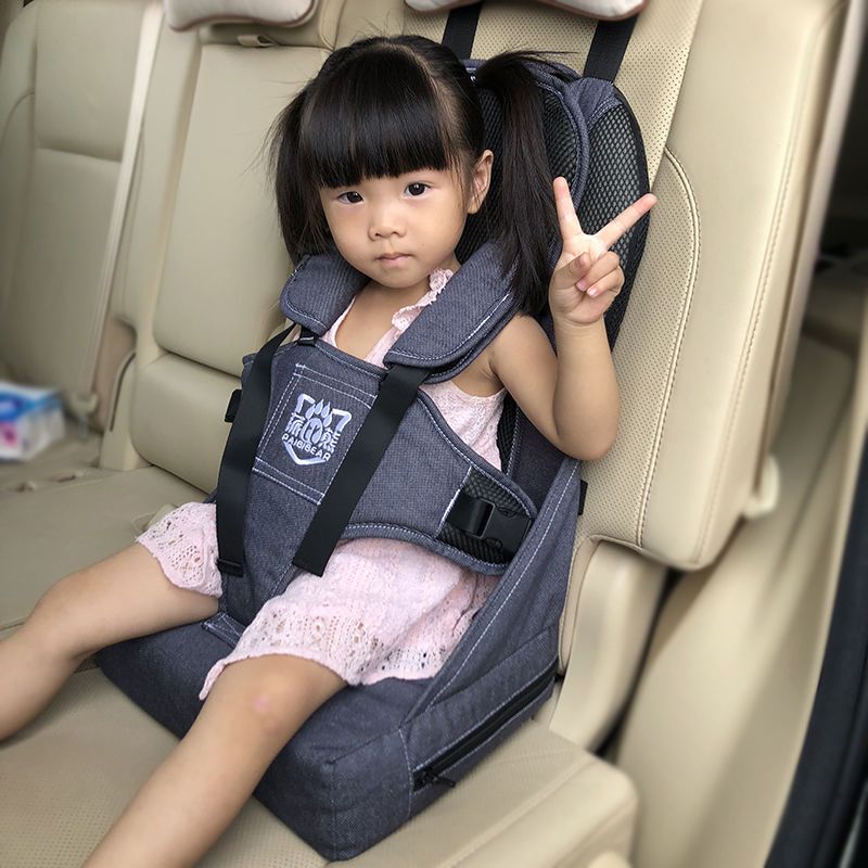 汽车用非儿童安全座椅宝宝婴儿简易车载便携式儿童座椅增高垫背带