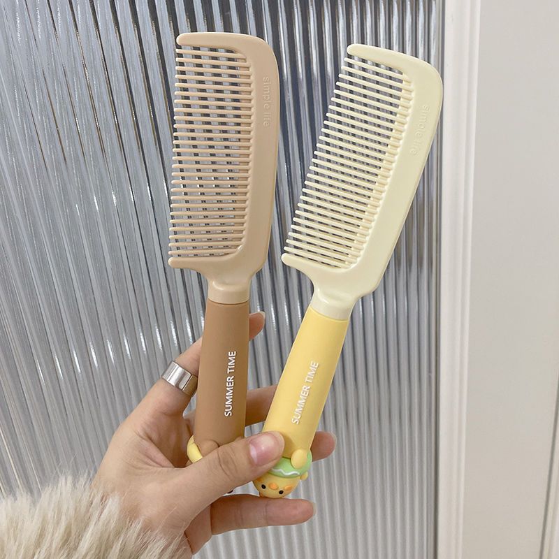 Net red style cute girl heart cartoon comb portable home anti-static plastic straight hair children's hairdressing comb