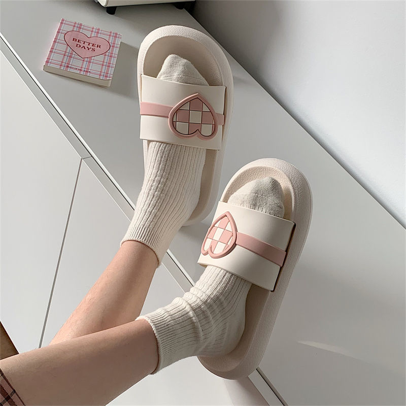 Thin strips Slippers for stepping on feces Slippers for women to wear outside in summer