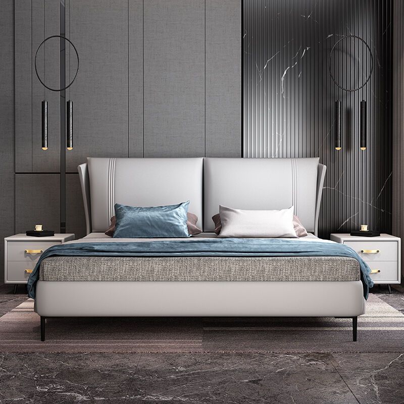 凯恩斯意式轻奢软床头软包床1.5米1.8米卧室最新款豪华双人床高档